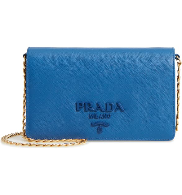 prada small monochrome crossbody bag