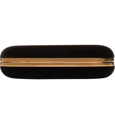 Shop Alexander Mcqueen Knuckle Leather Box Clutch In Black