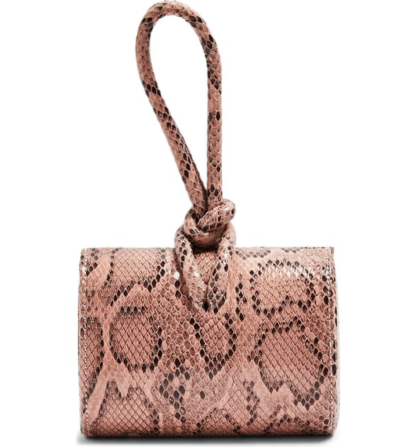 snake print bag topshop