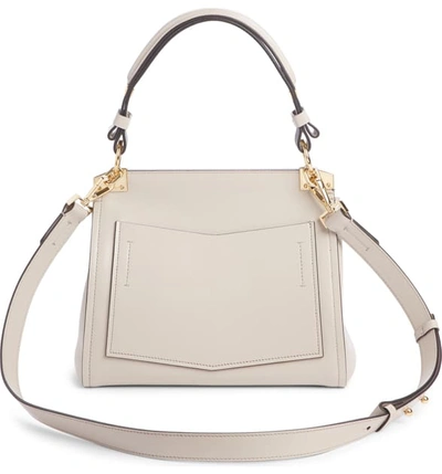 Shop Givenchy Small Mystic Leather Satchel In Natural