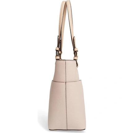 Shop Michael Michael Kors Medium Bedford Leather Tote In Soft Pink
