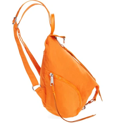 Shop Rebecca Minkoff Julian Nylon Backpack - Orange In Monarch