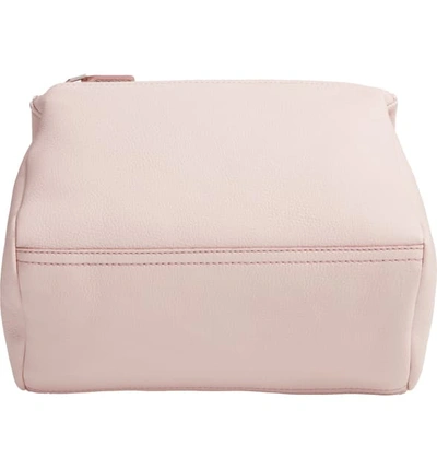 Shop Givenchy 'small Pandora' Leather Satchel - Pink In Pale Pink