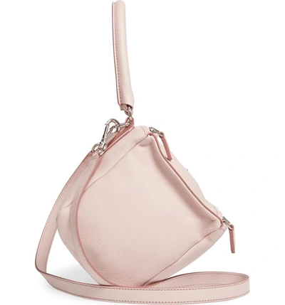 Shop Givenchy 'small Pandora' Leather Satchel - Pink In Pale Pink