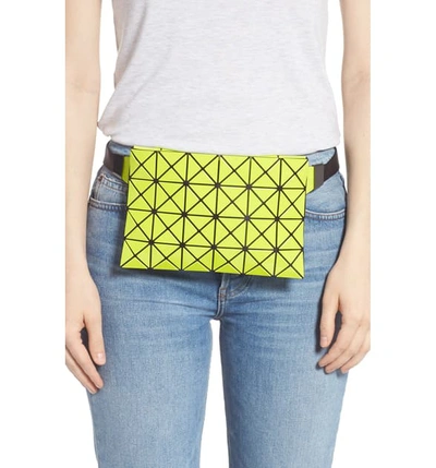 Shop Bao Bao Issey Miyake Prism Belt Bag - Yellow