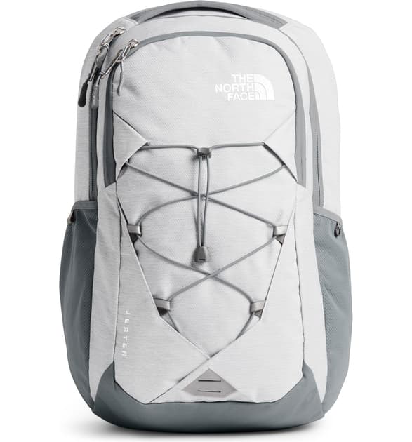 north face jester backpack gray