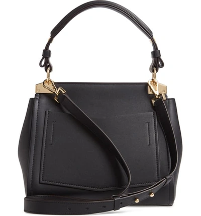 Shop Givenchy Small Mystic Leather Satchel In Black