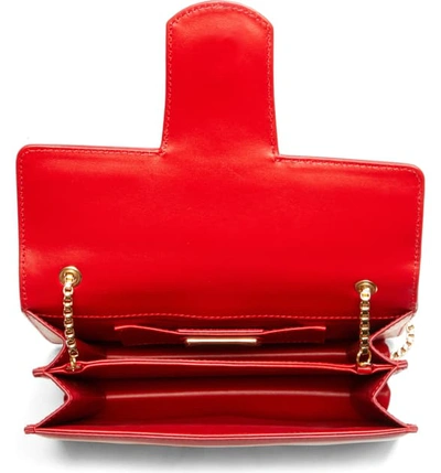 Shop Ferragamo Small Thalia Leather Shoulder Bag - Red In Lipstick