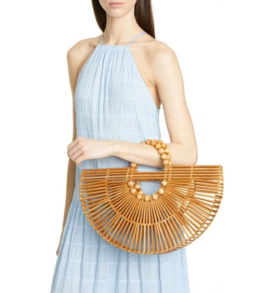 Shop Cult Gaia Fan Ark Bag In Natural