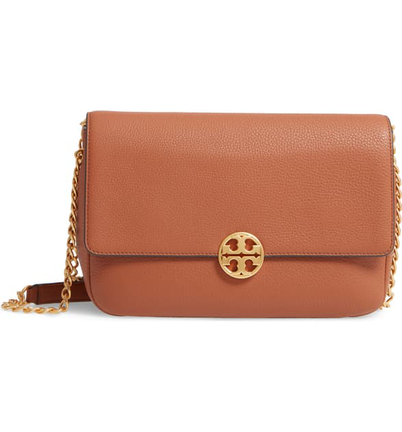 tory burch chelsea leather shoulder bag