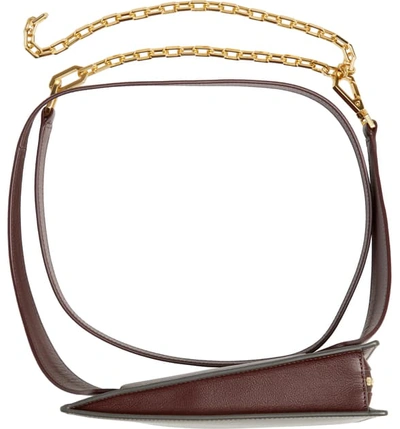 Shop The Volon Dia Asymmetrical Convertible Leather Belt Bag In Khaki