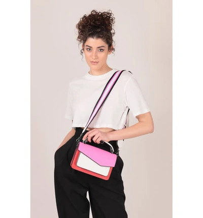Shop Botkier Cobble Hill Leather Crossbody Bag In Rio Colorblock