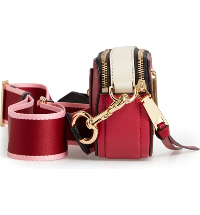 Shop Marc Jacobs Snapshot Crossbody Bag - Red In Red Multi