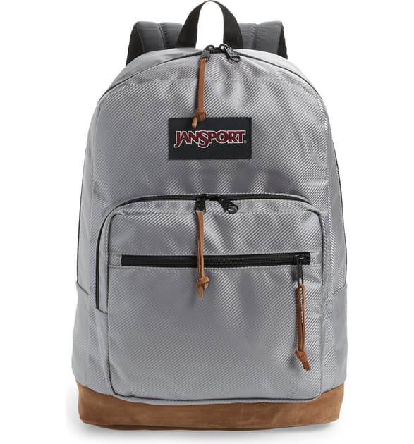 jansport metallic backpack