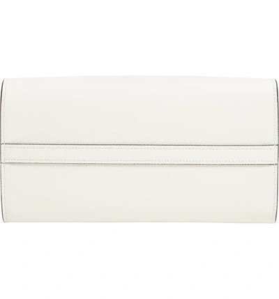 Shop Prada Small Monochrome Tote - White In New Bianco