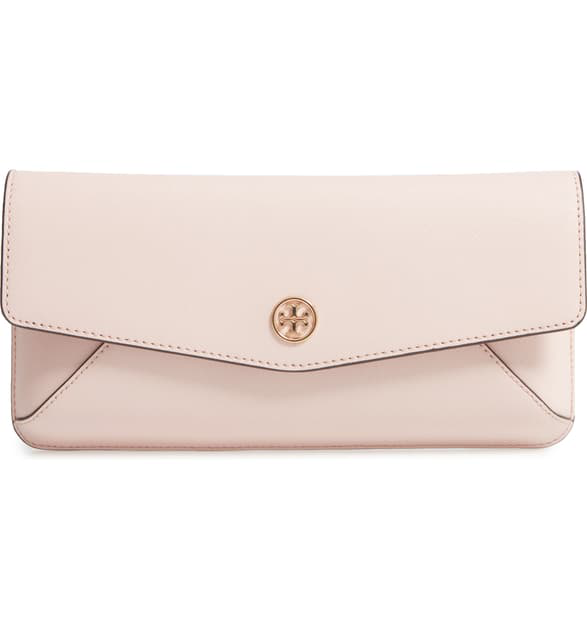 tory burch pink clutch