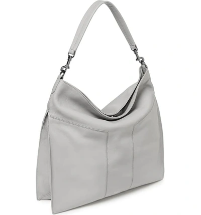 Shop Botkier Trigger Hobo Bag In Silver Grey