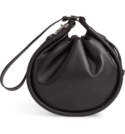 Proenza Schouler Medium Canteen Leather Shoulder Bag In Black