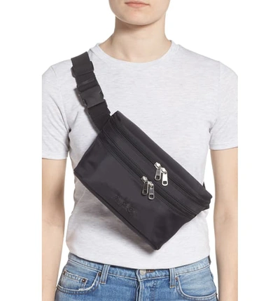 Shop A.p.c. Banane Raphael Nylon Belt Bag In Noir