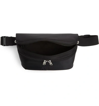 Shop A.p.c. Banane Raphael Nylon Belt Bag In Noir