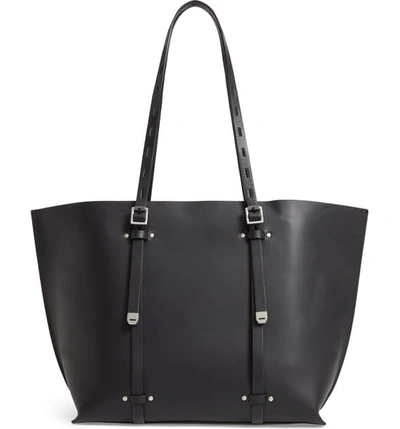 Shop Rag & Bone Field Leather Tote In Black