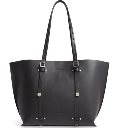 Shop Rag & Bone Field Leather Tote In Black