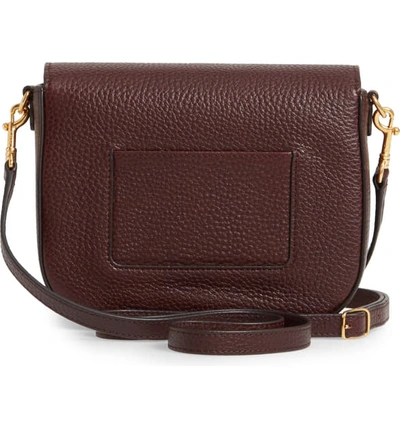 Shop Mulberry Small Darley Leather Crossbody Bag In Oxblood