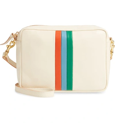 Clare V, Bags, Striped Rustic Leather Crossbody Bag Clare V