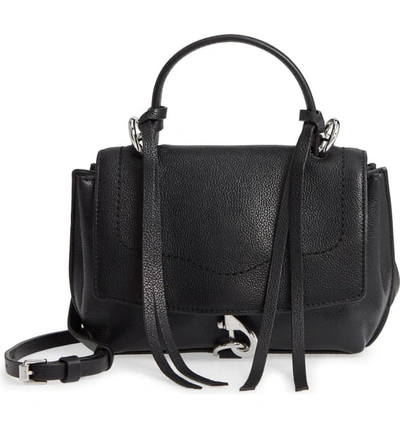 Shop Rebecca Minkoff Mini Stella Leather Satchel - Black