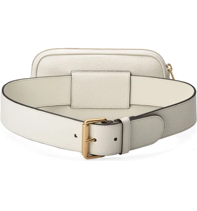 Shop Gucci Iphone Belt Bag In Mystic White/ Blue Red Blue