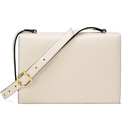 Shop Gucci Small Leather Shoulder Bag In Mystic White
