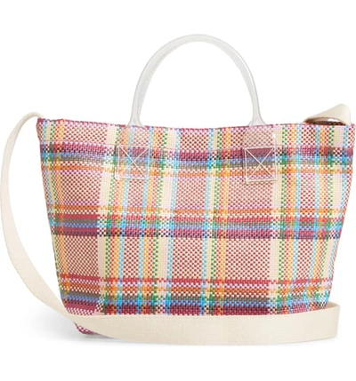 Shop Madewell The Small Beach Tote Bag - Pink In Dandelion Multi