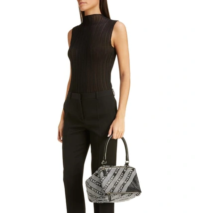 Shop Givenchy Small Pandora Logo Shoulder Bag - Black