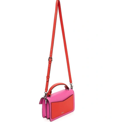 Shop Botkier Cobble Hill Leather Crossbody Bag - Red In Rio