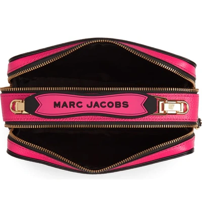 Shop Marc Jacobs The Box 23 Leather Handbag - Pink In Diva Pink