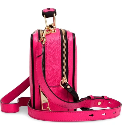 Shop Marc Jacobs The Box 23 Leather Handbag - Pink In Diva Pink