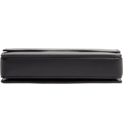 Shop Burberry Grace Leather Clutch In Black