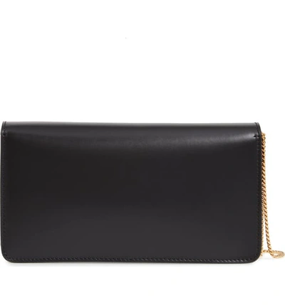 Shop Burberry Grace Leather Clutch In Black