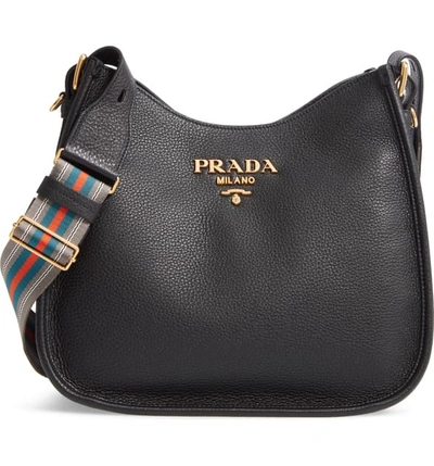 Top 70+ imagen prada daino calfskin leather hobo