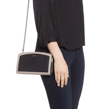 Shop Kate Spade Margaux Small Convertible Crossbody Bag In Black/ Warm Taupe