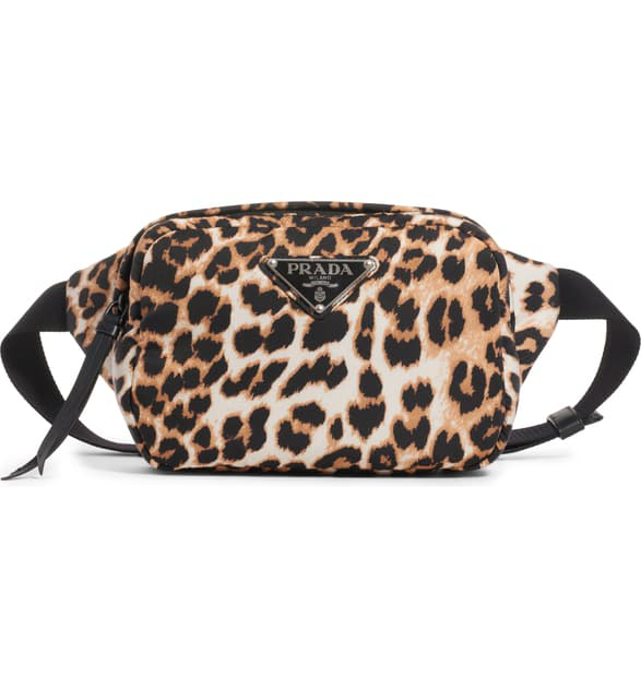 animal print belt bag