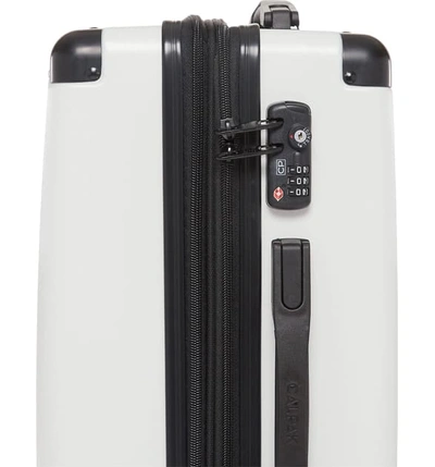 Shop Calpak Ambeur 3-piece Metallic Luggage Set In White