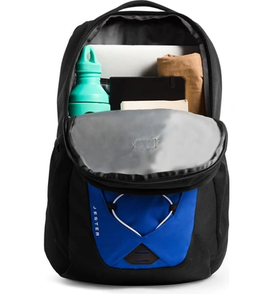 Shop The North Face Jester Backpack - Blue In Tnf Blue/tnf Black