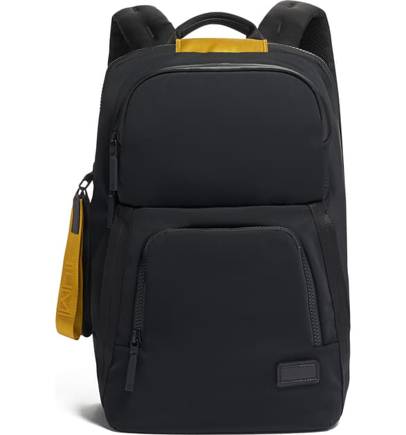 tumi black backpack