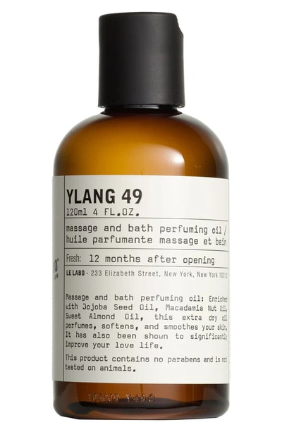 Shop Le Labo 'ylang 49' Body Oil