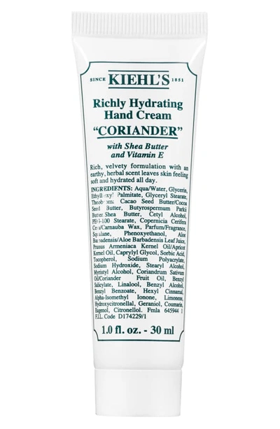 Shop Kiehl's Since 1851 1851 Coriander Righly Hydrating Scented Cream