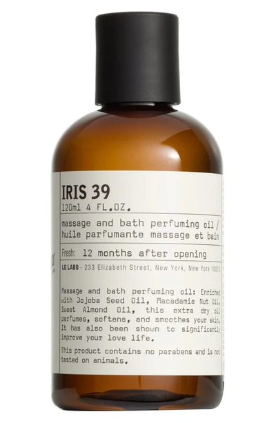 Shop Le Labo 'iris 39' Body Oil