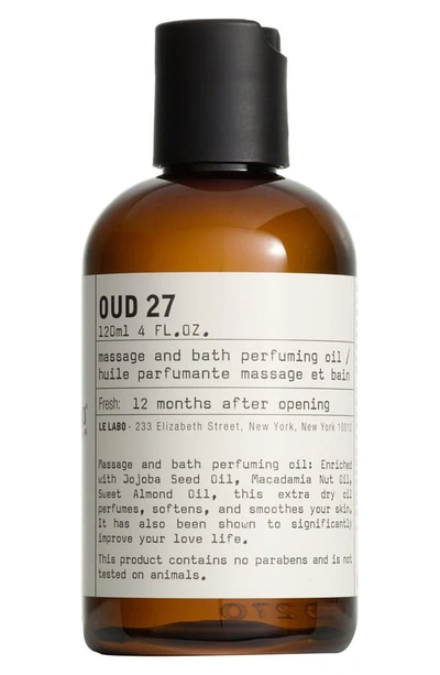 Shop Le Labo 'oud 27' Body Oil