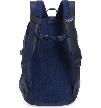 Shop Patagonia 28 Liter Refugio Nylon Backpack In Classic Navy