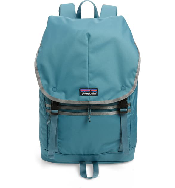 teal patagonia backpack